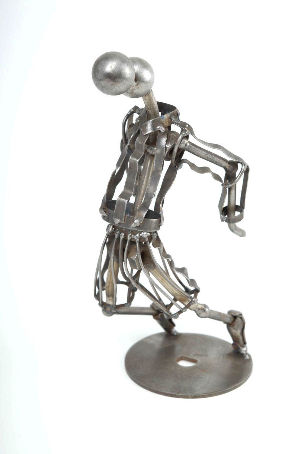 Figurine footballeur faite main Statuette design en métal Décoration d'intérieur photo 2