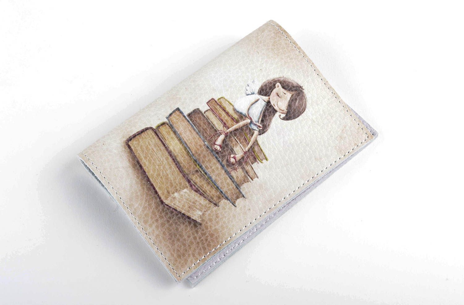 Обложка для документов хенд мейд оригинальный подарок обложка на паспорт девочка фото 3
