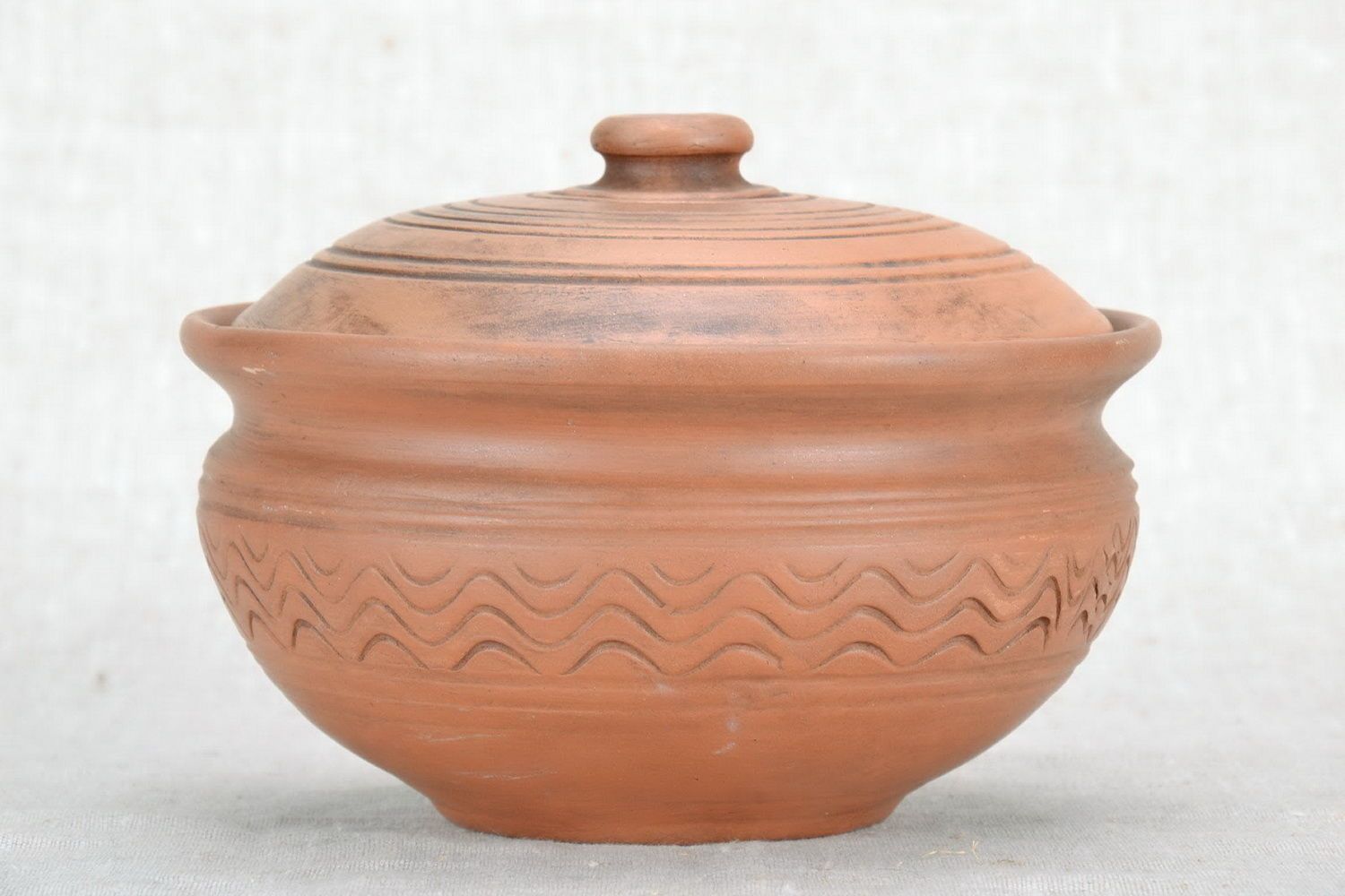 Keramik-Topf mit Deckel foto 1