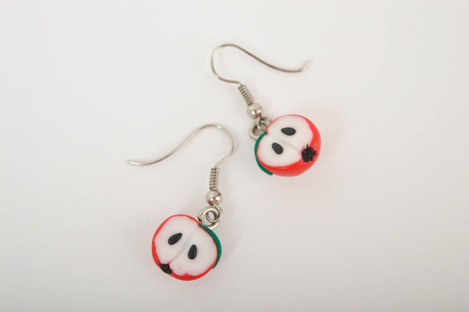 Stylish handmade plastic earrings polymer clay ideas accessories for girls photo 4