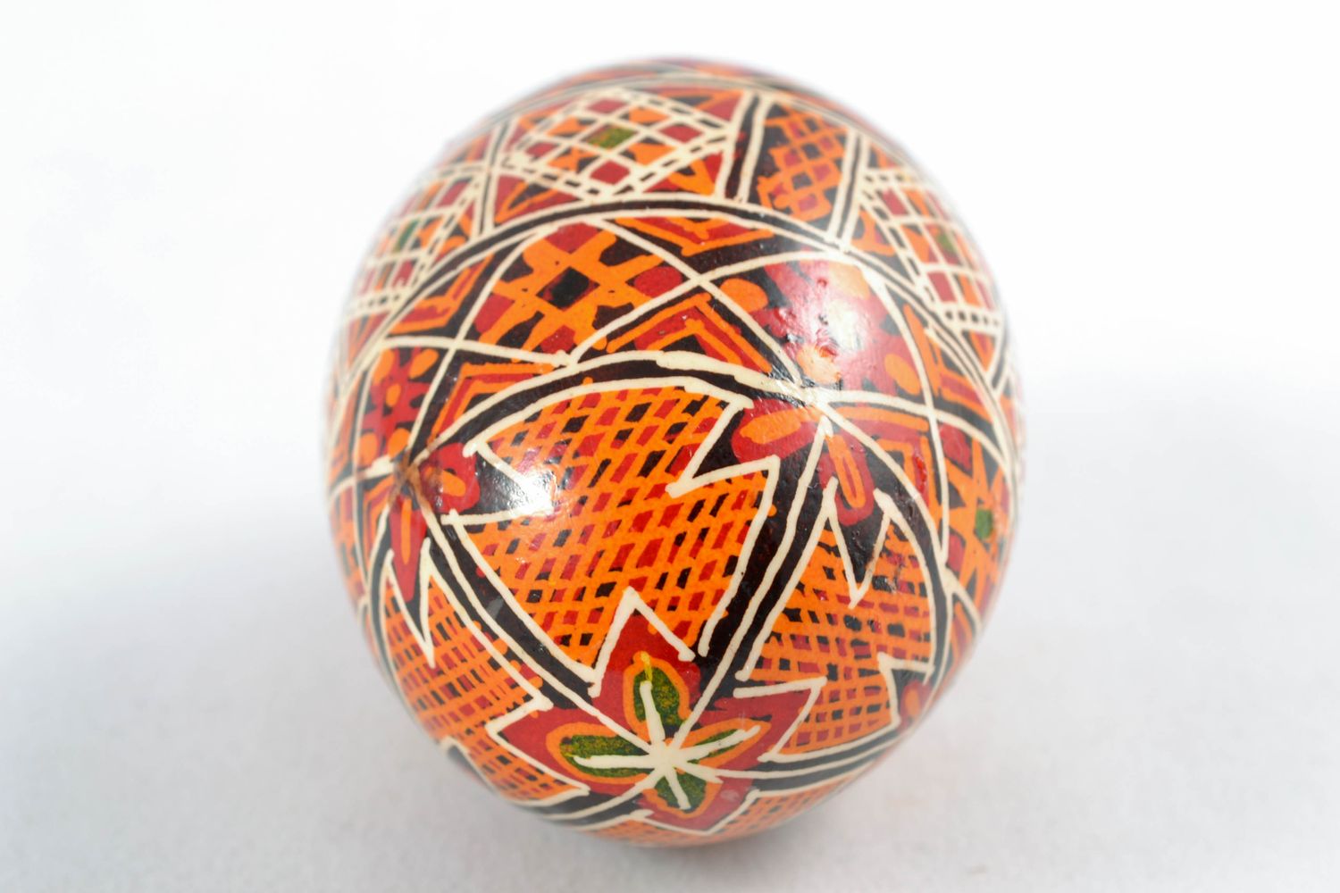 Homemade Easter egg with sacral symbols photo 4