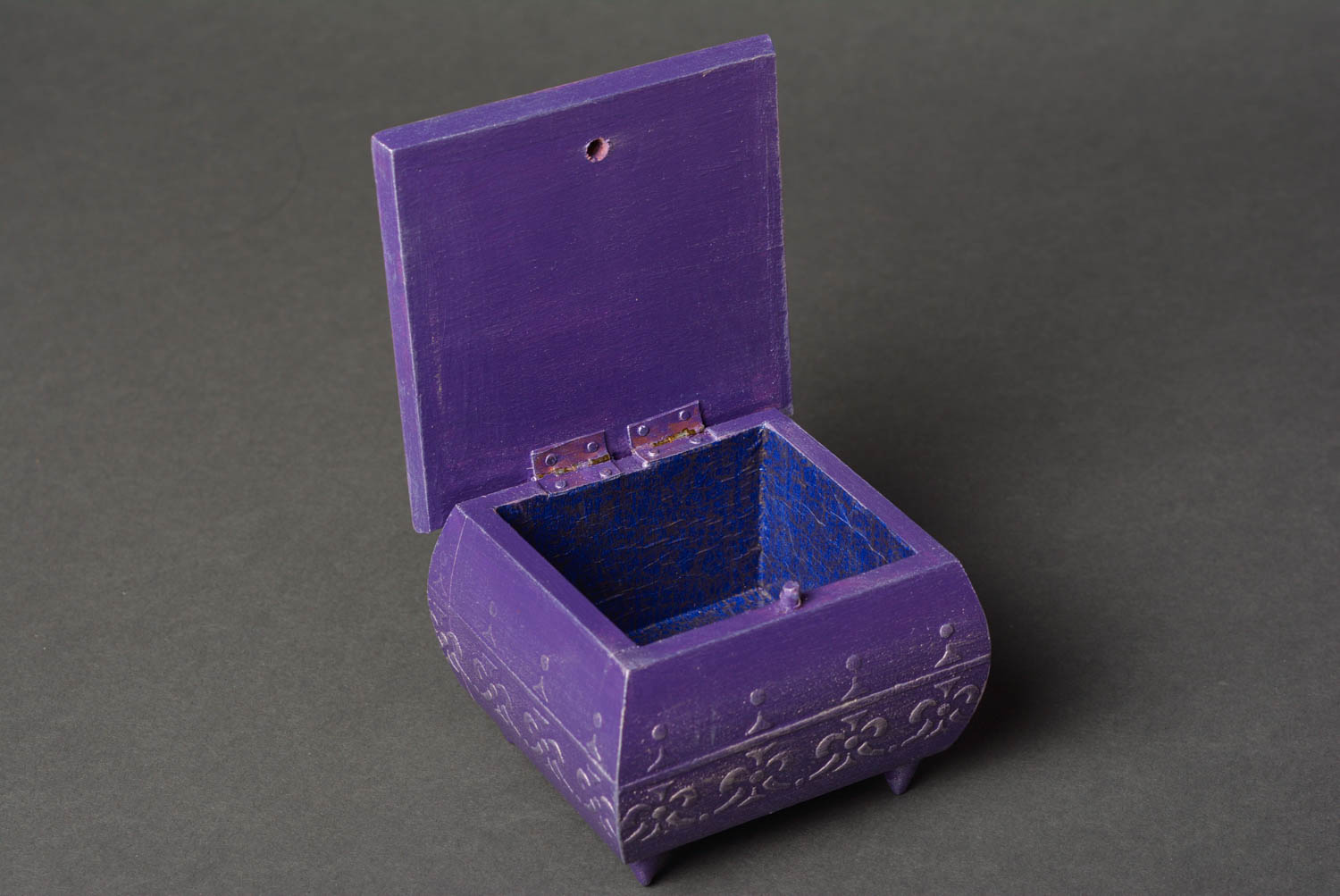 Handmade home decor designer jewelry box stylish wooden box decorative use only photo 4