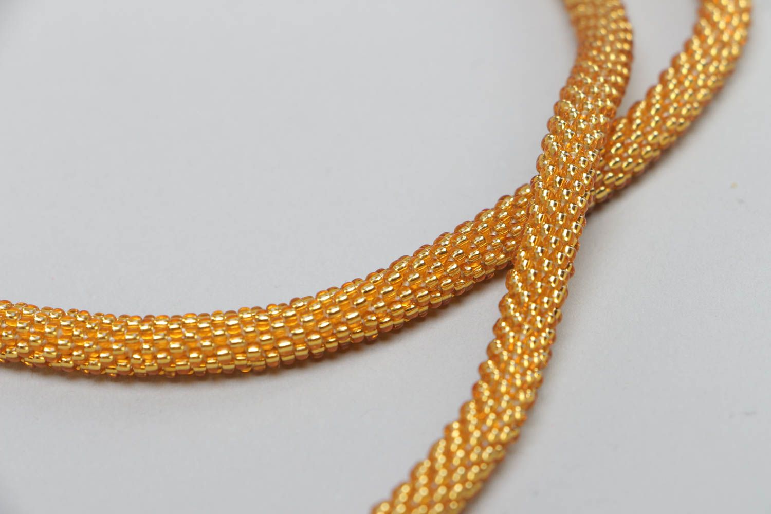Bracelet et collier en perles de rocaille lariat 110 mm faits main bijoux photo 4