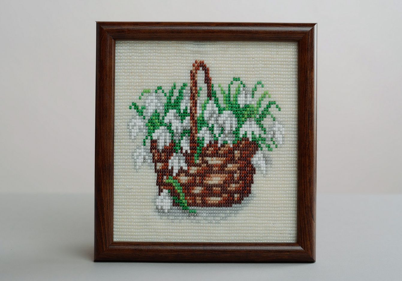 Woven Painting Snowdrops photo 4