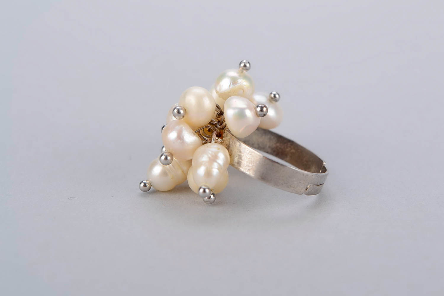 Ring with pearl photo 4