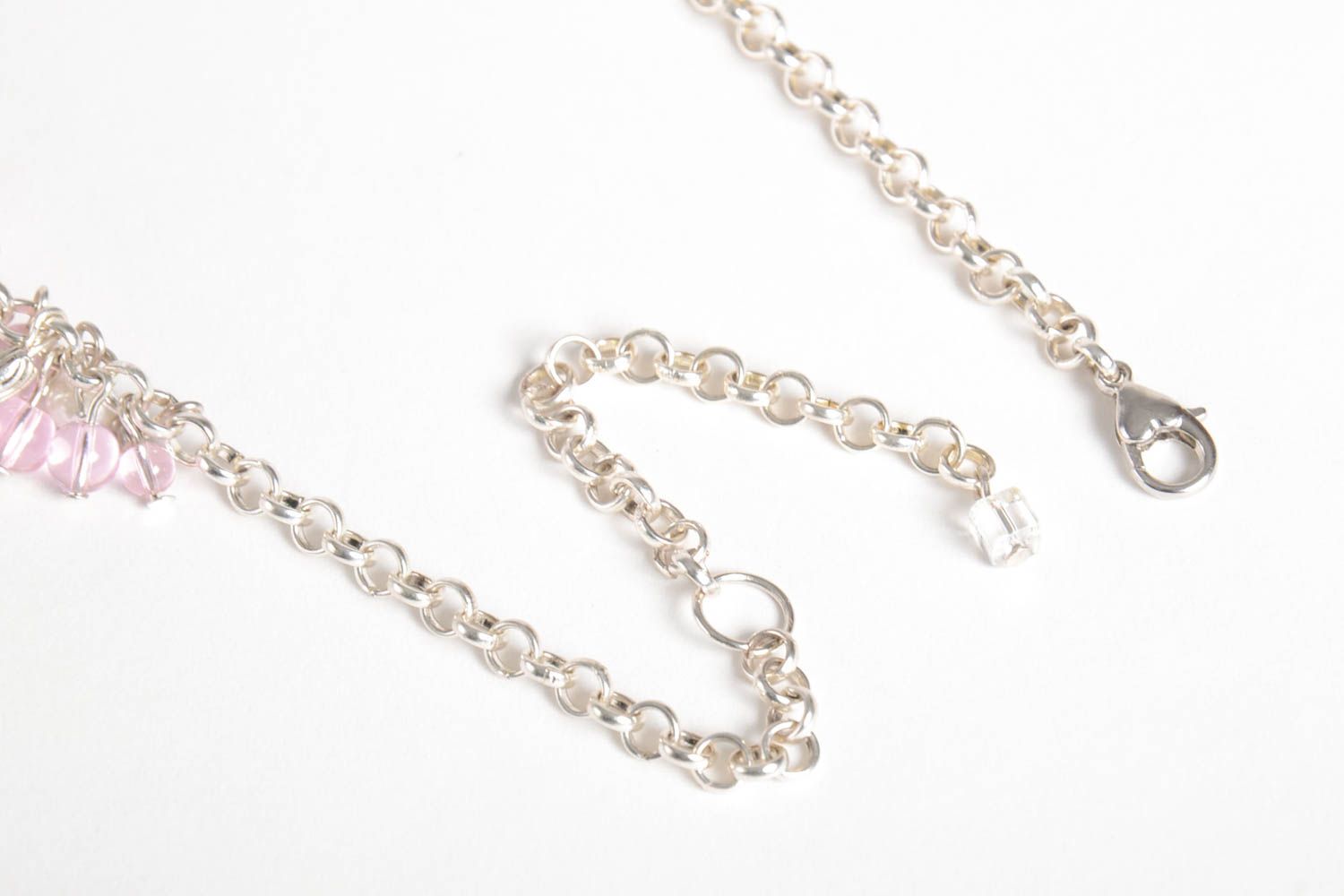 Beautiful handmade beaded necklace glass bead necklace beautiful jewellery photo 4