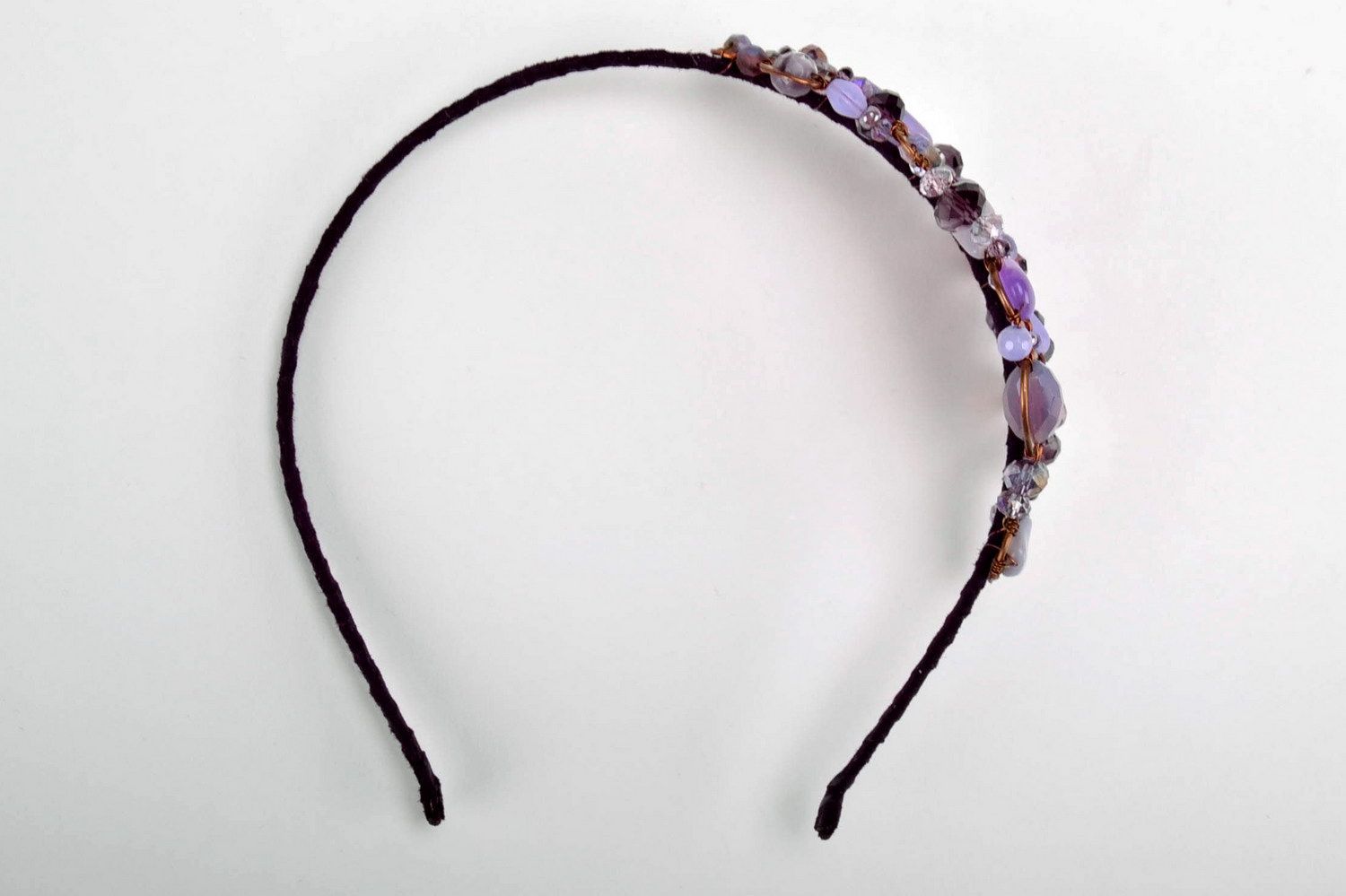 Headband with onyx and agate photo 3