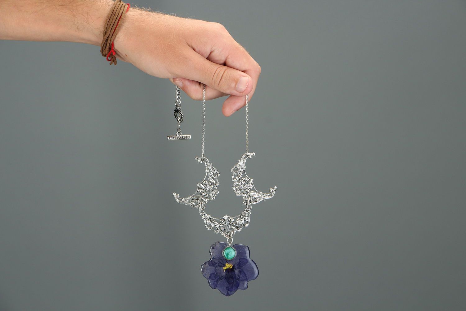 Handmade necklaces Room Violet photo 5