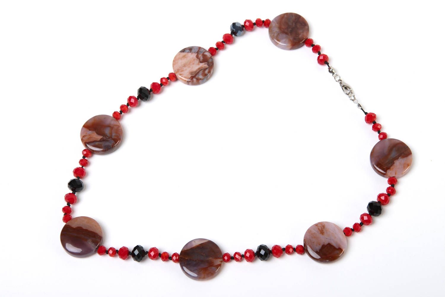 Halskette für Frauen handgeschaffen Damen Halskette schön Geschenk für Frauen foto 2