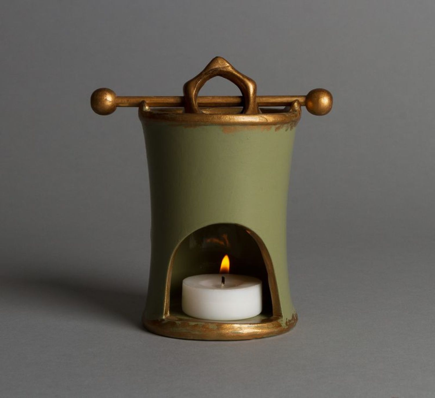 Lampada aromatica in ceramica fatta a mano Decorazione di casa Regalo per donna foto 2