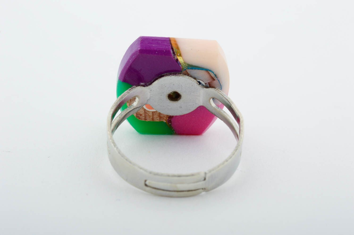 Кольцо из дерева ручной работы кольцо из карандашей изделие из дерева и глины фото 5