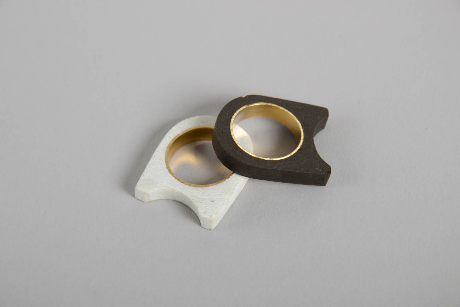 Handmade Damen Ringe aus Messing Designer Schmuck Accessoires für Frauen foto 4