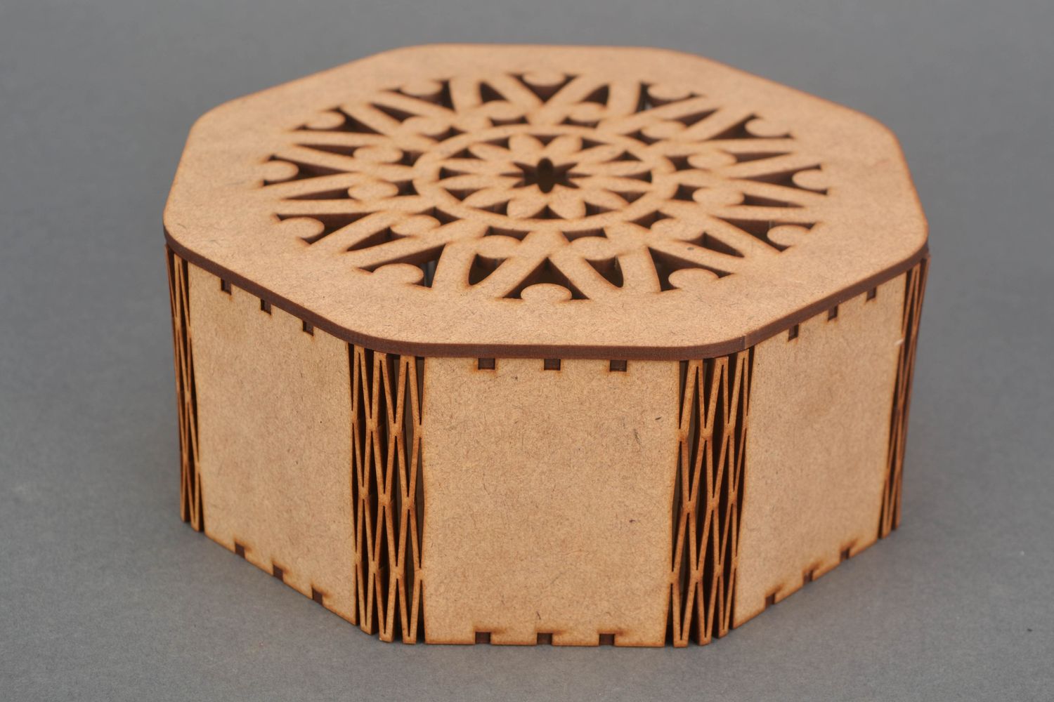 Scrignetto semilavorato fatto a mano scatola per decoupage scrignetto di legno foto 4