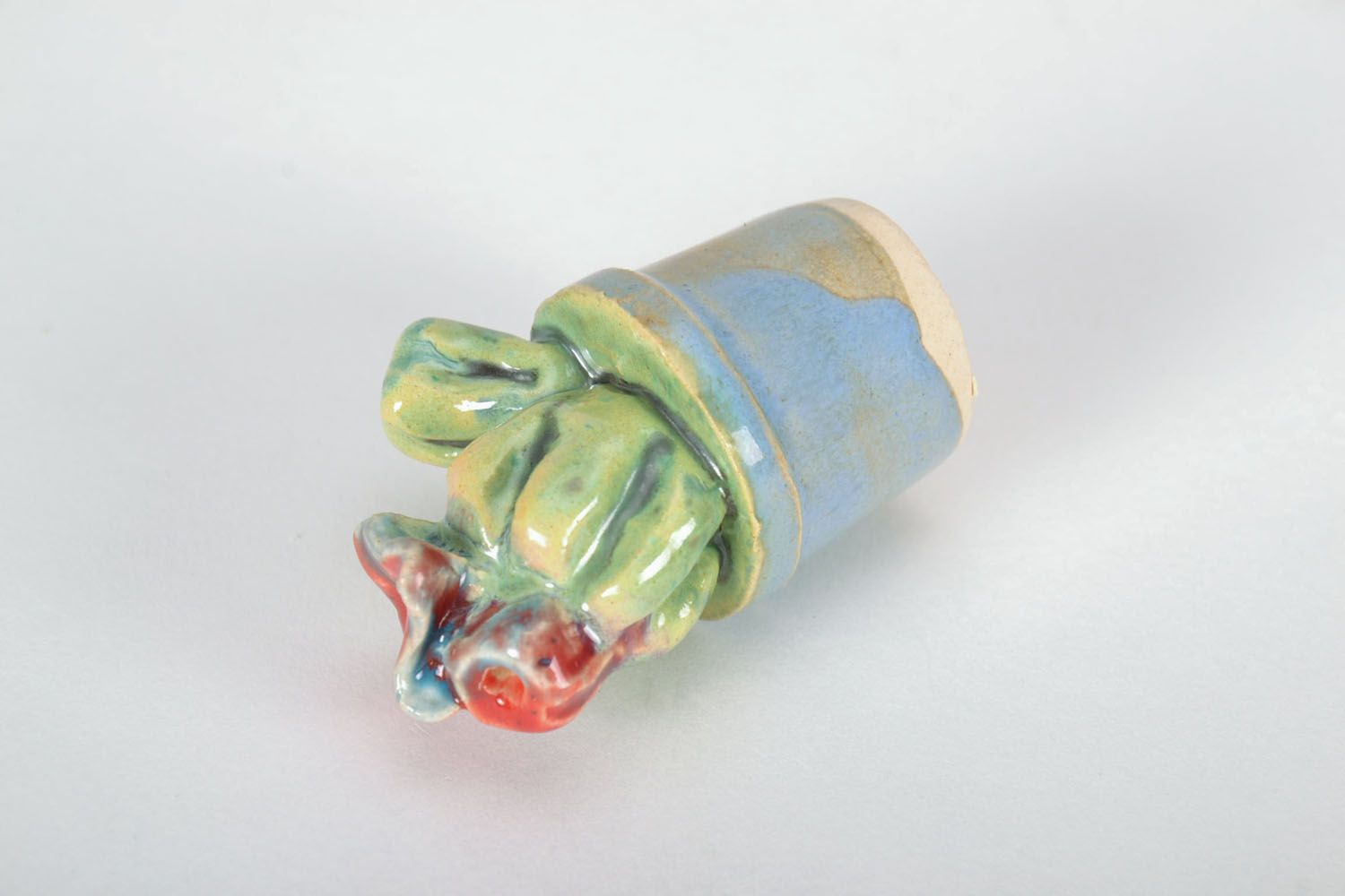 Figura de cerámica en miniatura Cacto foto 4