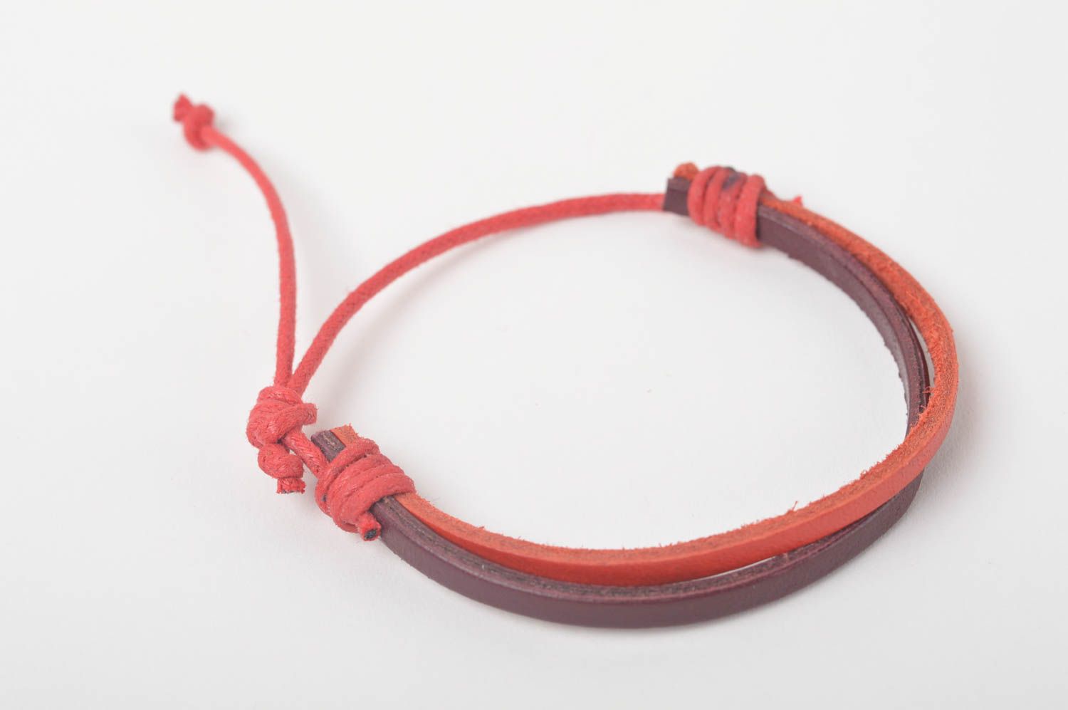 Stylish handmade woven leather bracelet fashion accessories gift ideas photo 2