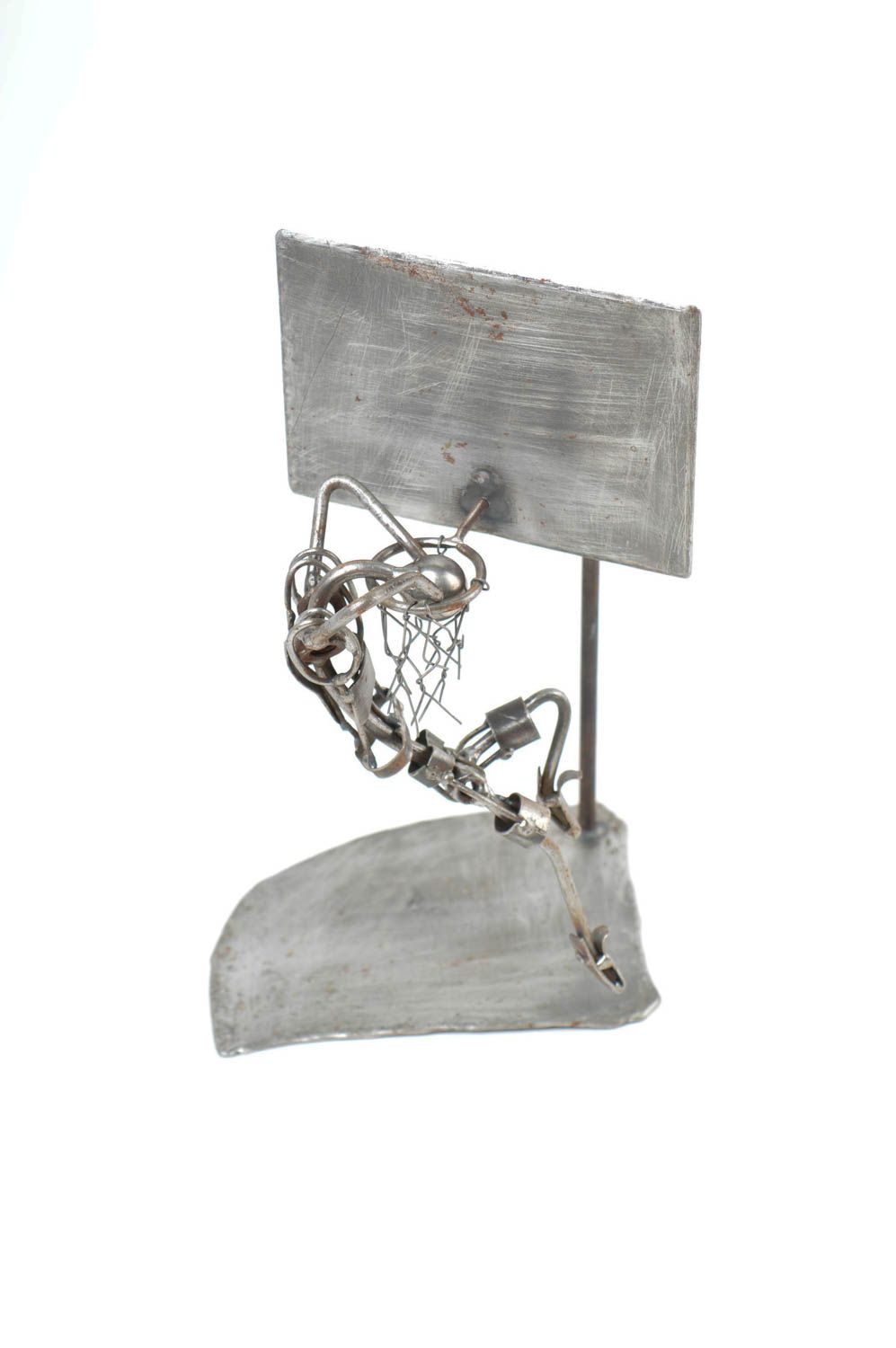 Unusual handmade metal figurine contemporary art metal craft decorative use only photo 2