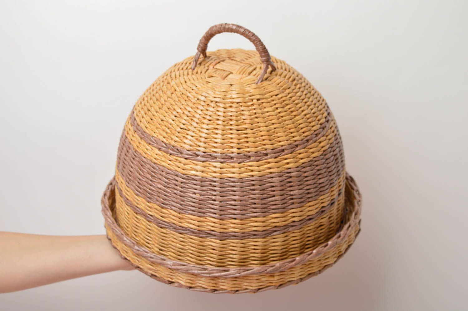 Handmade kitchen basket for bread wicker basket for kitchen home decor ideas photo 5