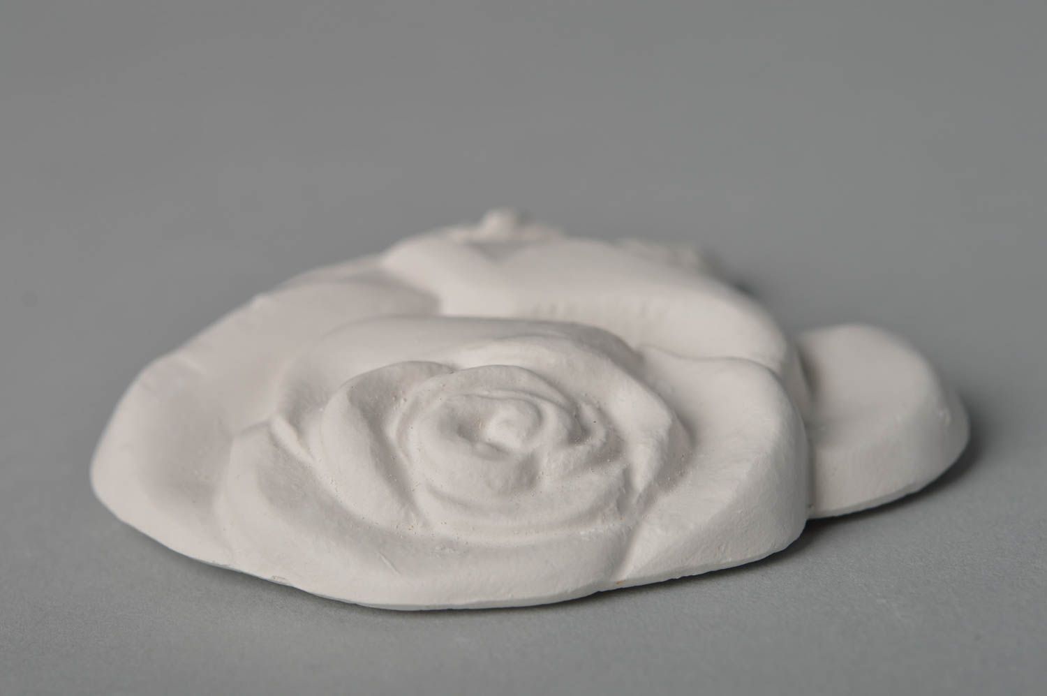 Aimant frigo fait main Figurine à peindre fleur de rose Loisirs créatifs photo 5