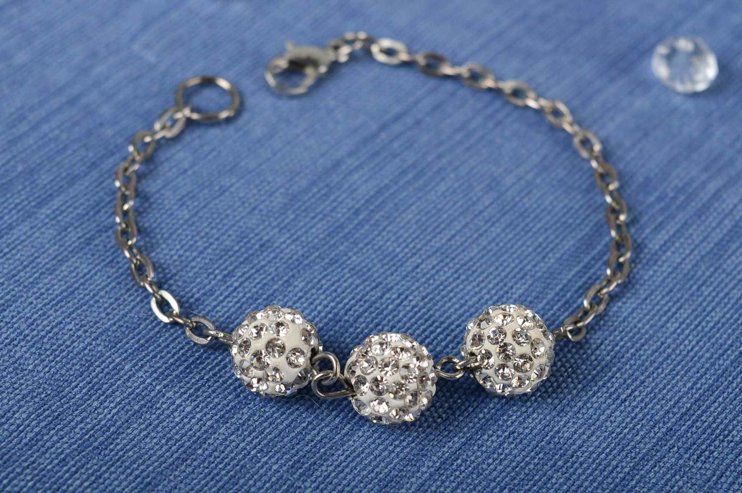 Metal bracelet handmade beaded bracelet fashion jewelry designer bijouterie photo 2