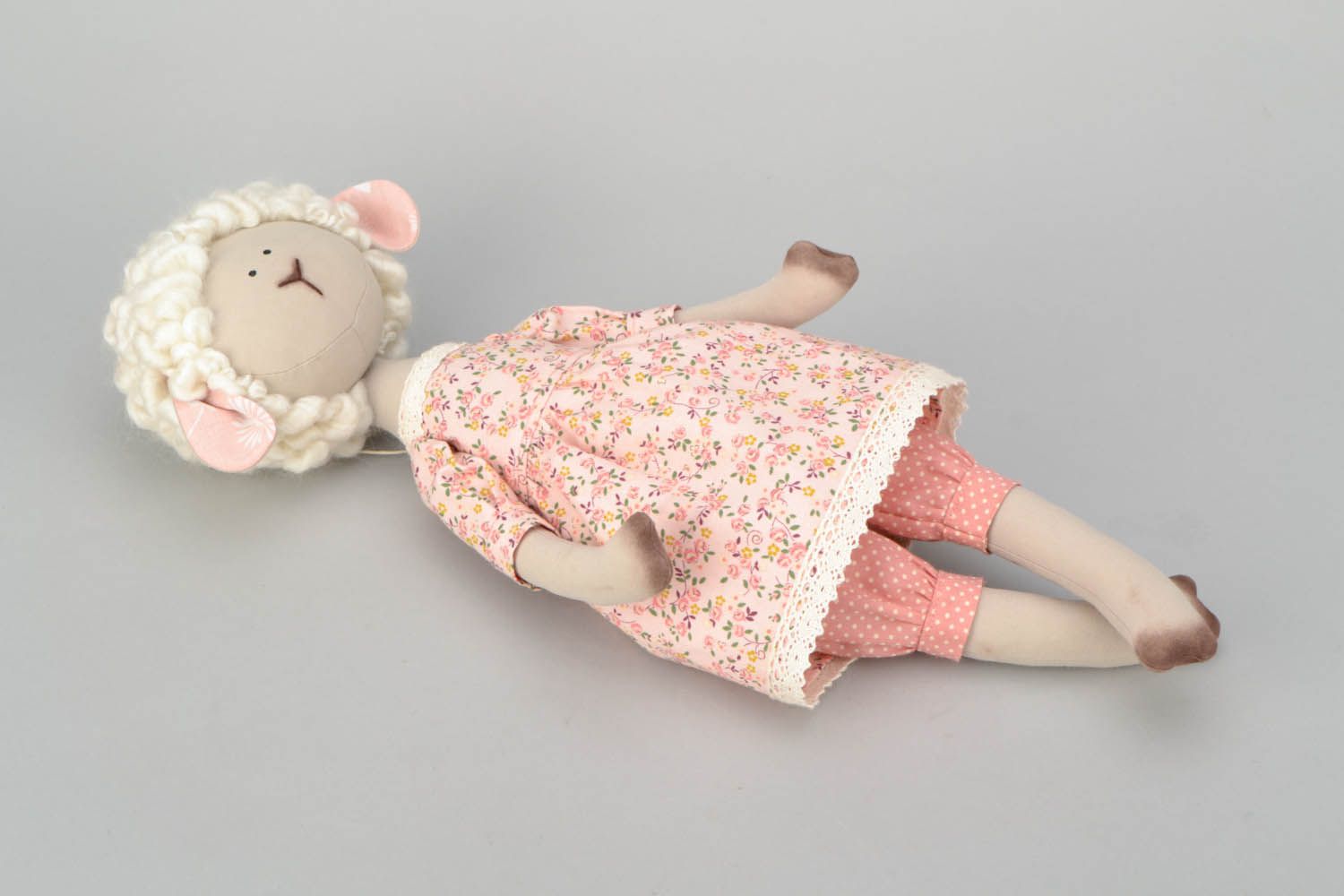 Soft handmade toy Sheep Beata photo 3