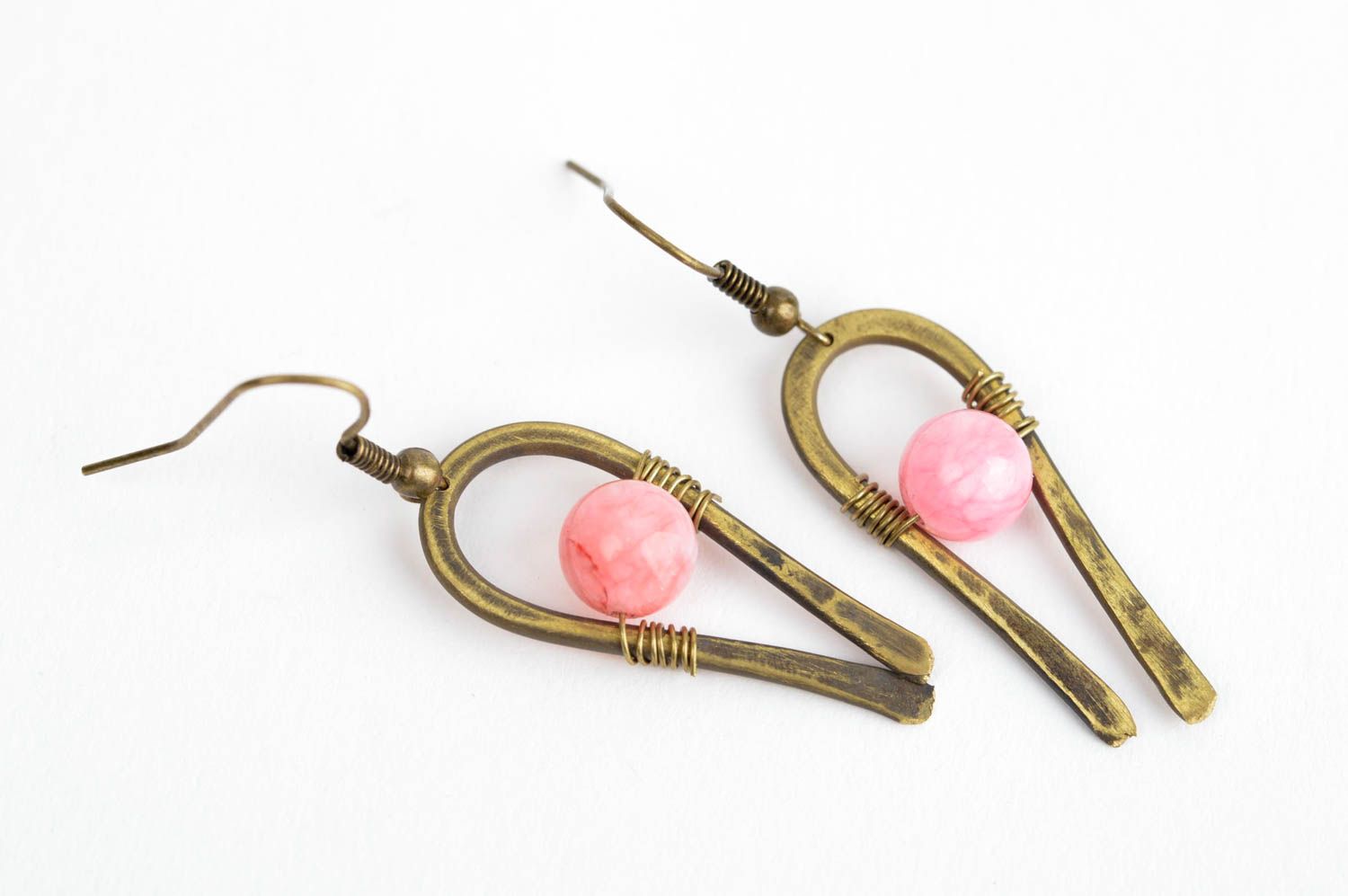 Womens handmade metal earrings cool earrings costume jewelry designs gift ideas photo 3