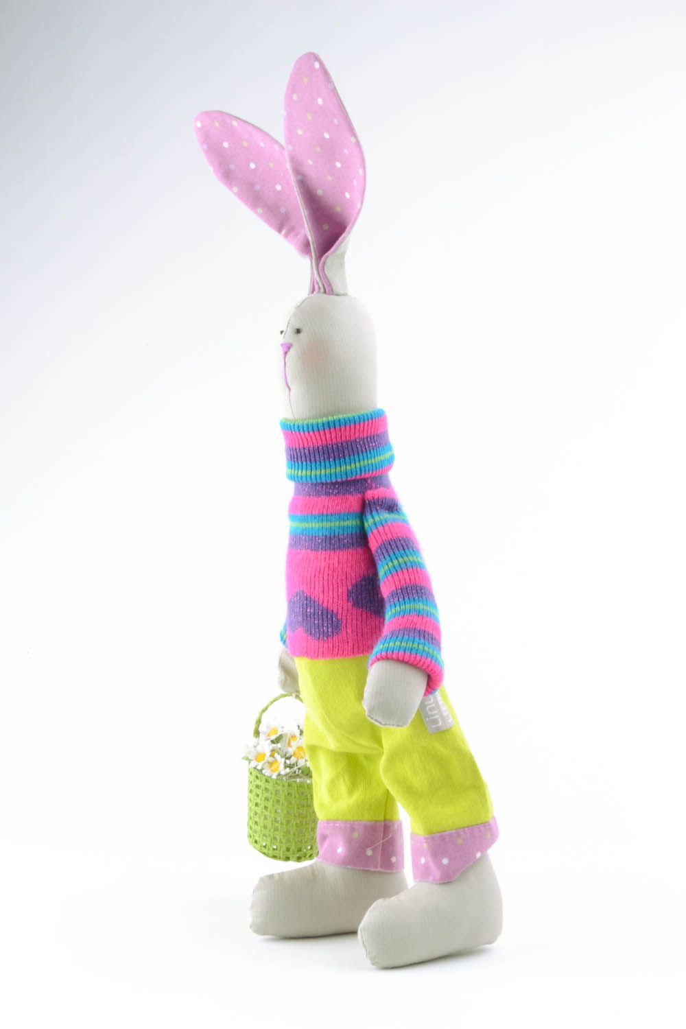 Textile toy Little Hare photo 3