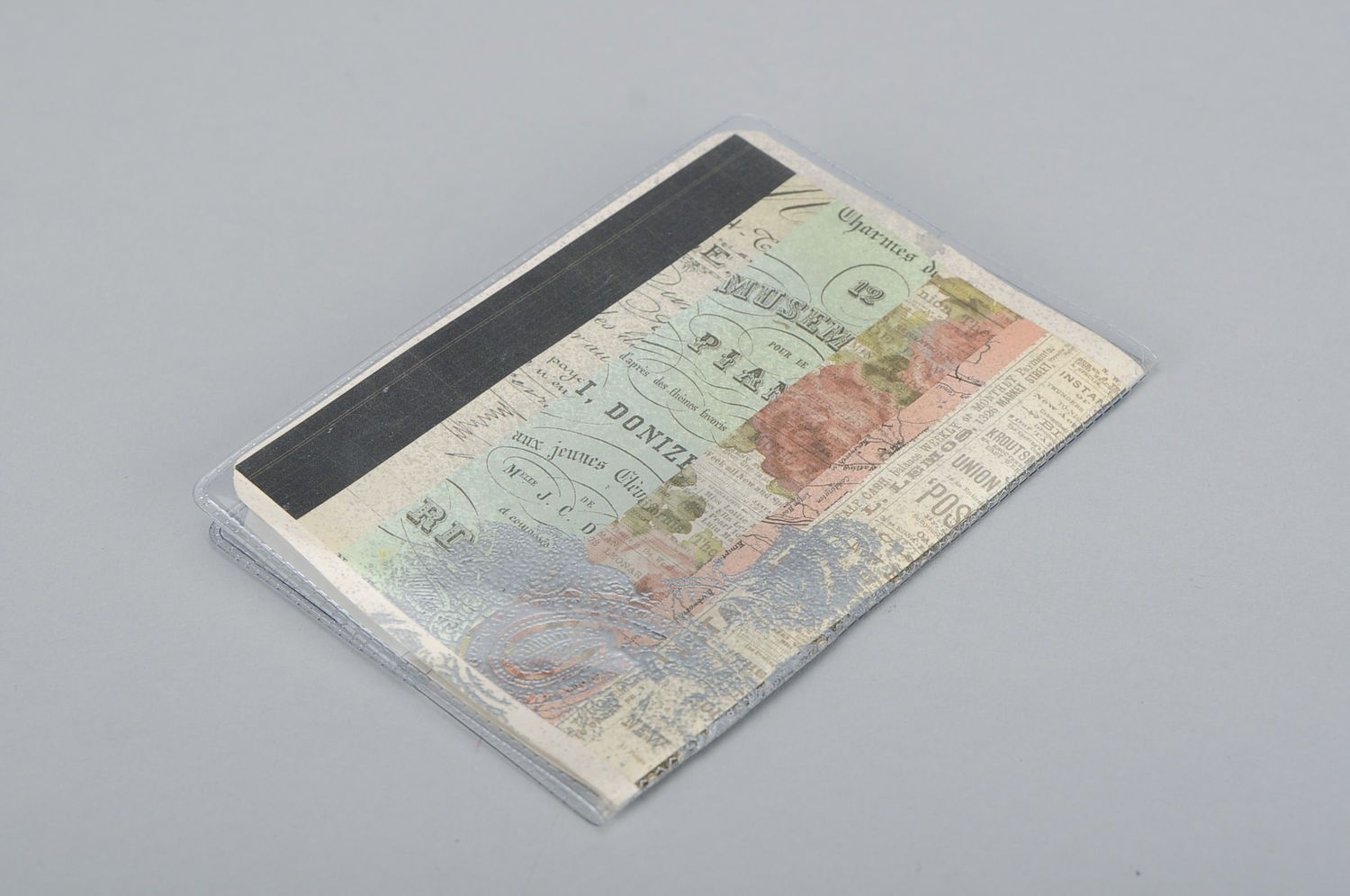 Обложка на паспорт в технике скрапбукинг  фото 2