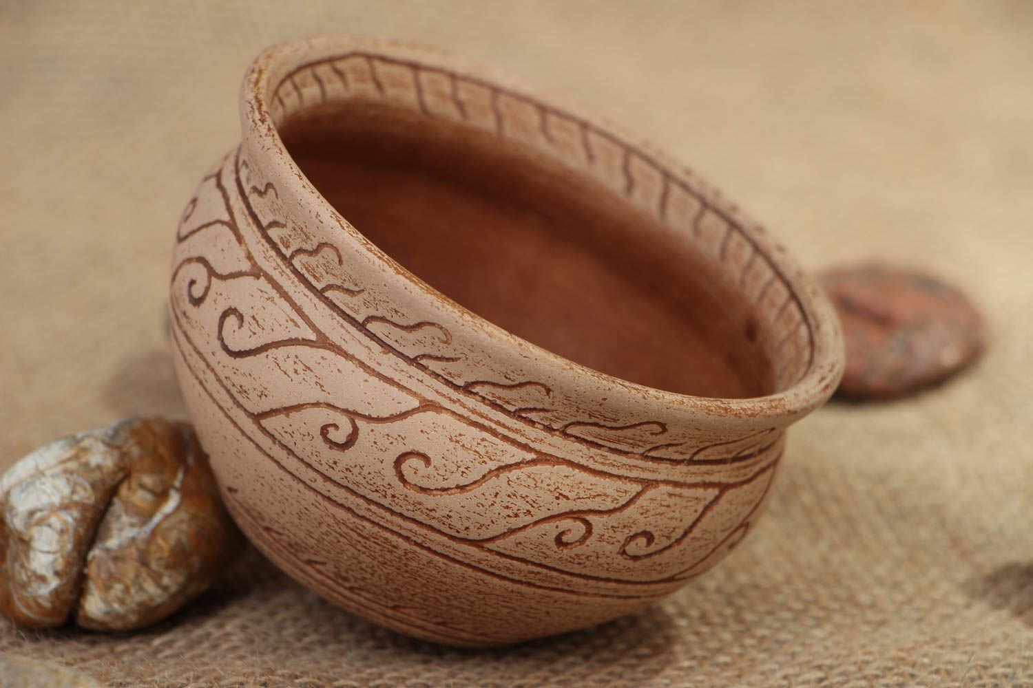 Homemade ceramic bowl photo 5