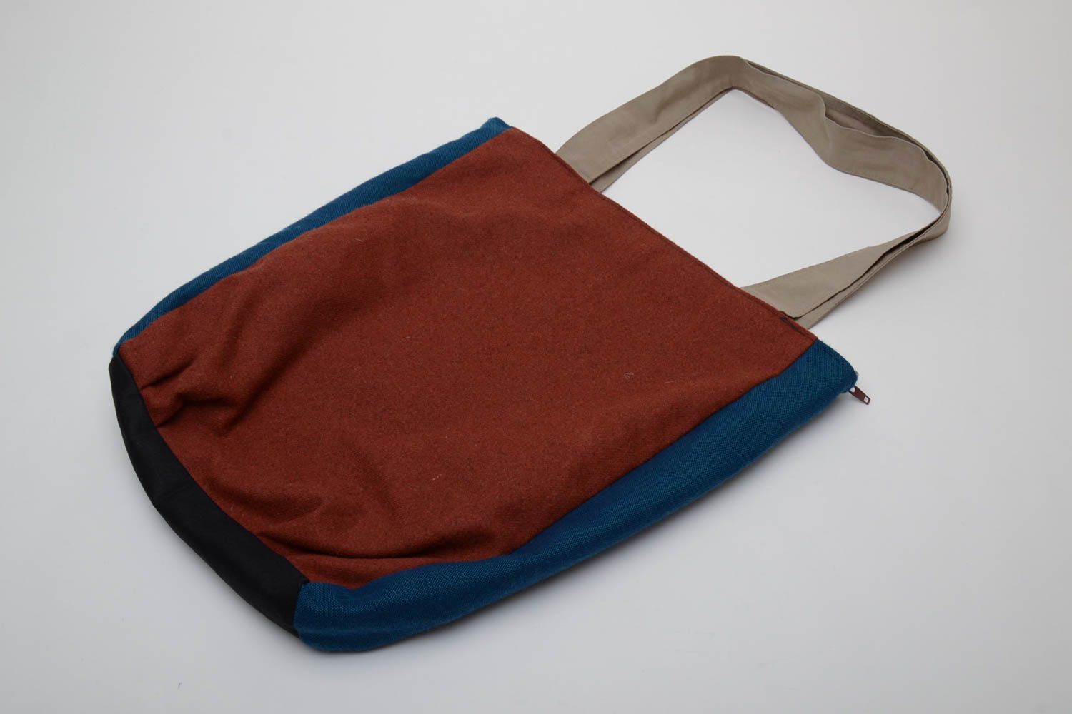 Textil Tasche in Braun foto 4