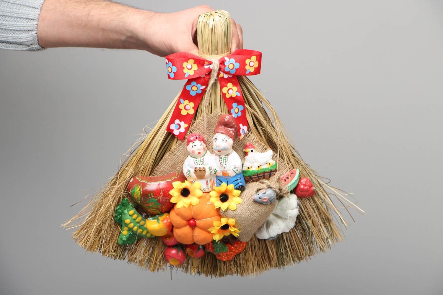 Slavic souvenir Decorative Broom photo 3