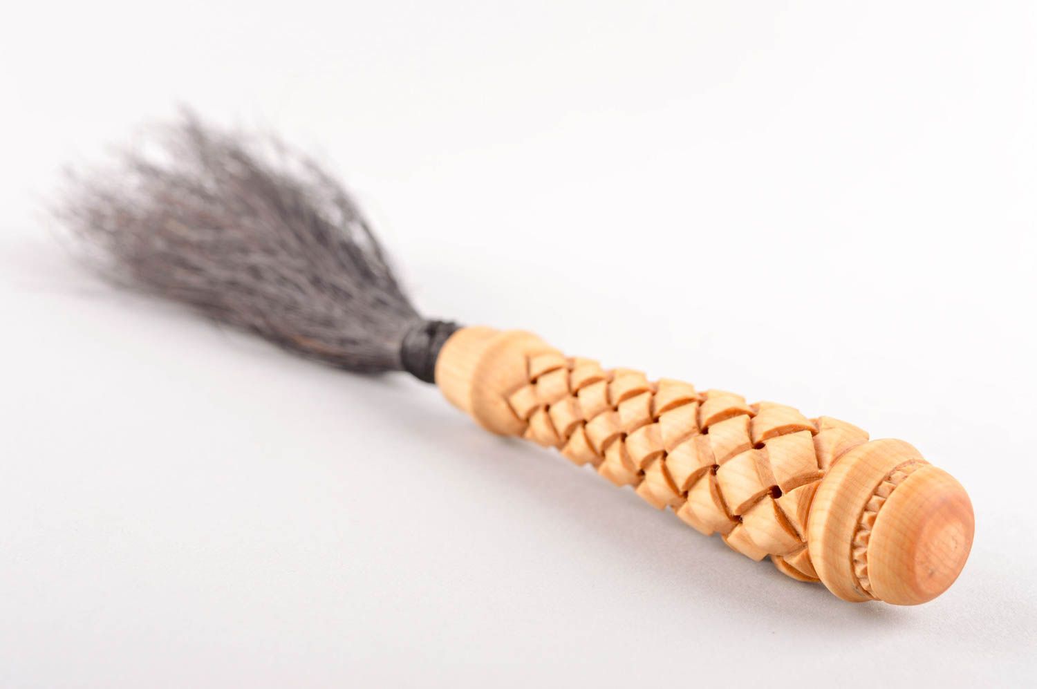 Handmade designer accessories wooden interesting brush beautiful church utensils photo 3