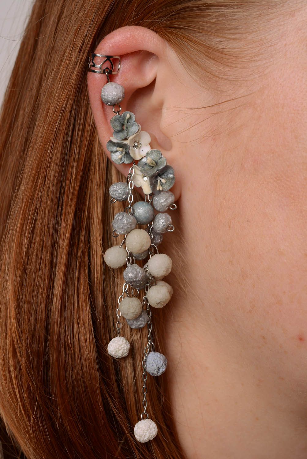 Metal cuff earrings Neriad's Dream photo 4