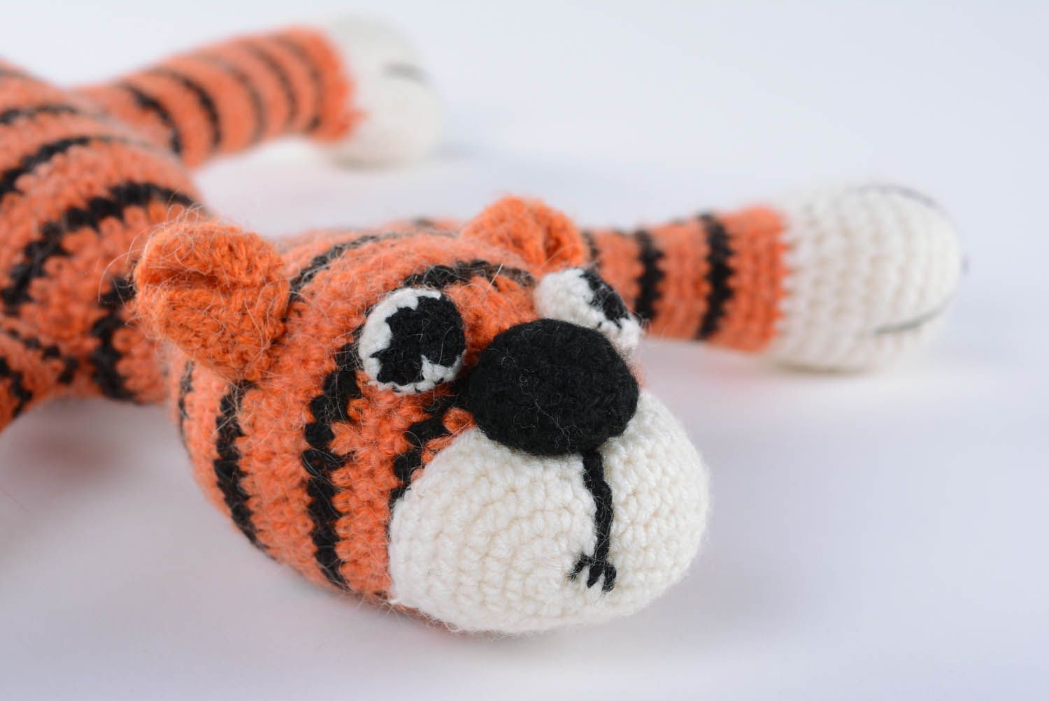 Soft crochet toy Tiger photo 3