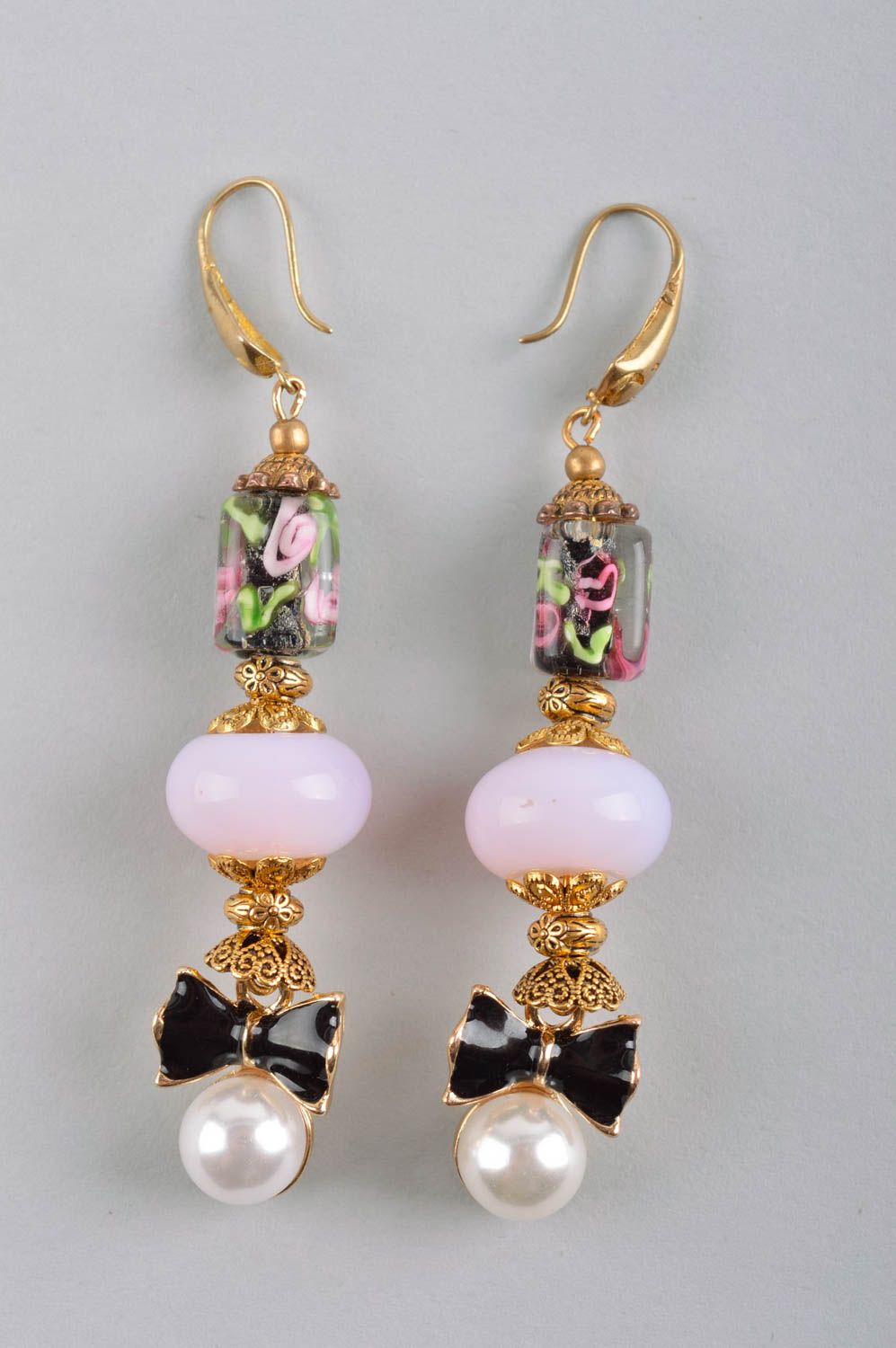 Homemade jewelry dangling earrings designer earrings fashion accessories photo 3