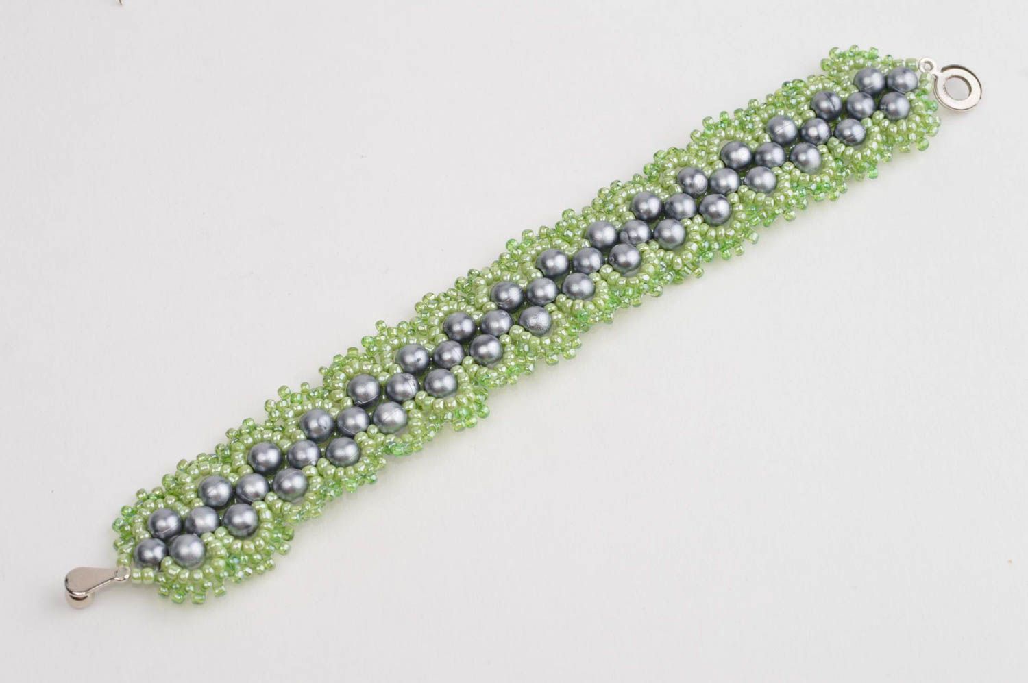Hand-woven bracelet handmade seed bead bracelet fashion jewelry beaded bracelets photo 3