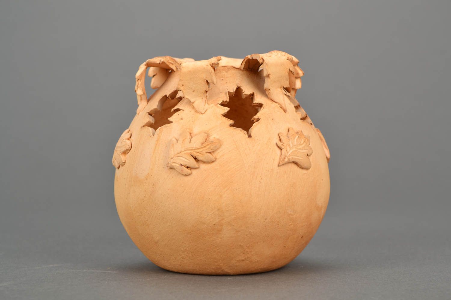 Керамическая ваза декоративная Листья фото 4