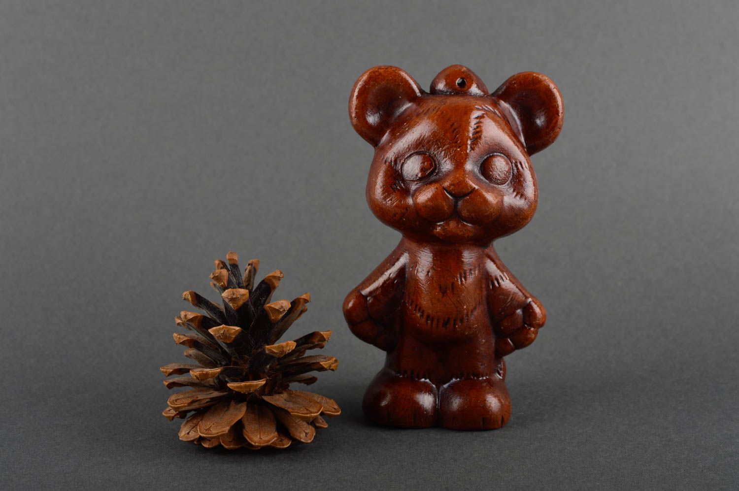 Статуэтка для декора ручной работы статуэтка животного фигурка из глины фото 1