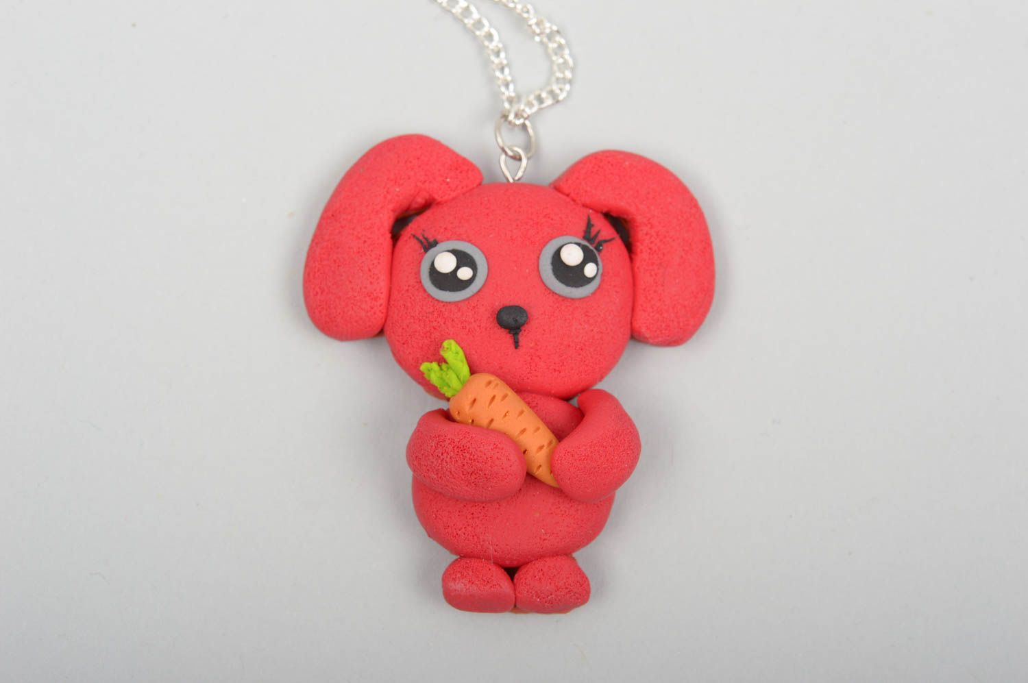 Handmade jewelry polymer clay pendant necklace children jewelry gifts for kids photo 1