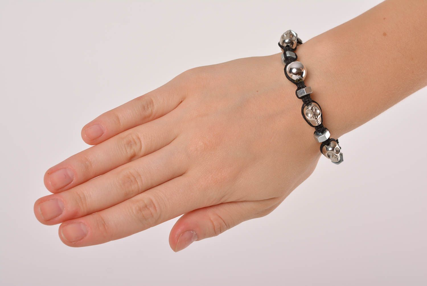 Armband Frauen handgefertigt Designer Schmuck Makramee Armband geflochten foto 3