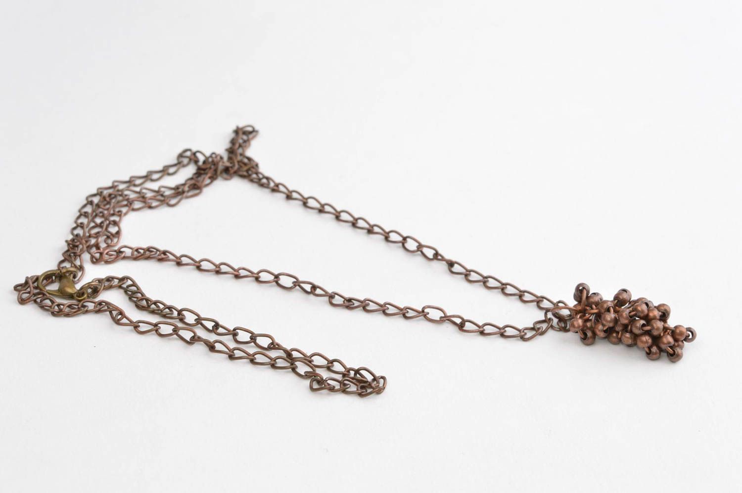 Handmade Mode Schmuck aus Kupfer schöner Metall Anhänger Geschenk für Mädchen foto 3