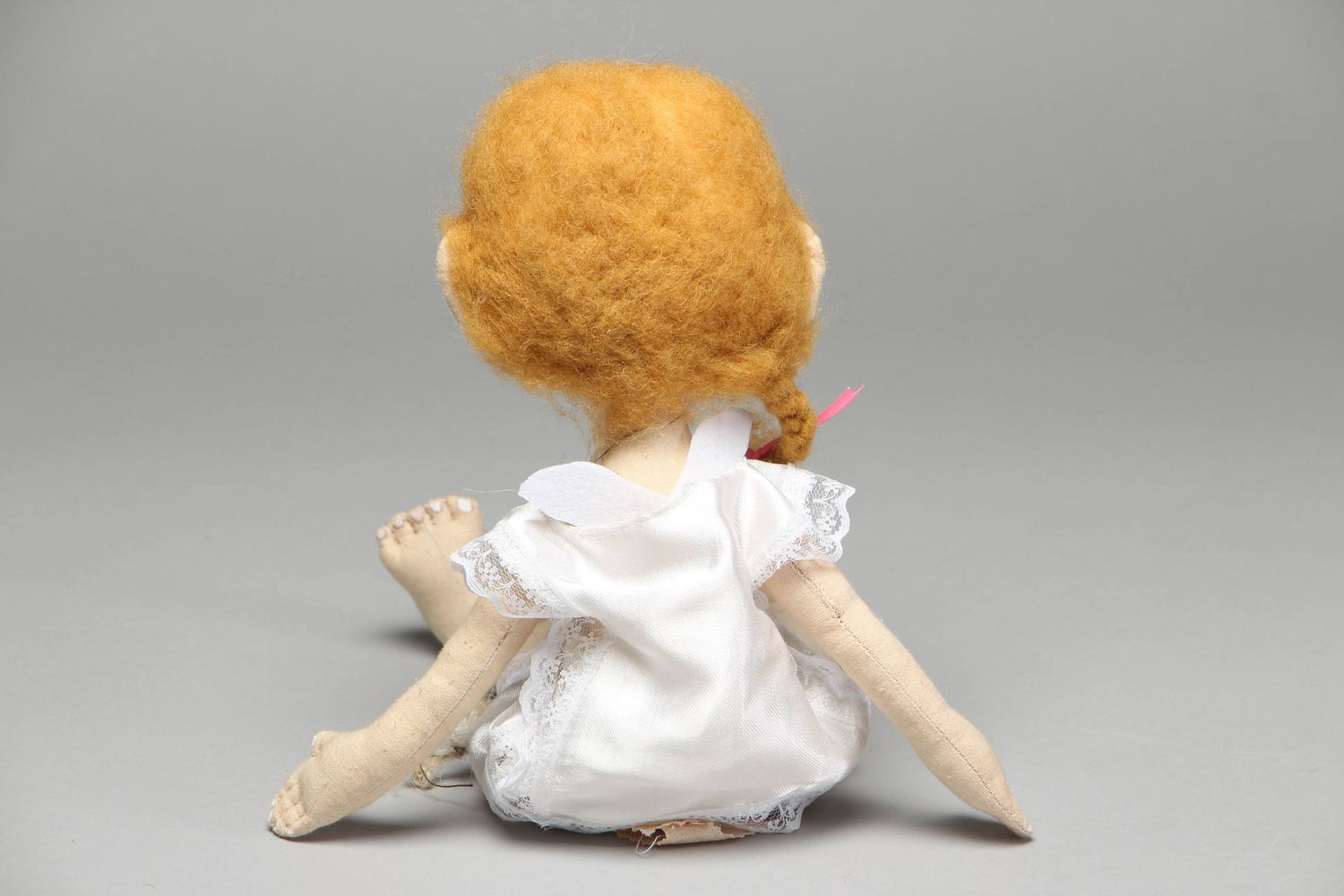 Kuschelige Puppe aus Stoff Mädchen foto 3
