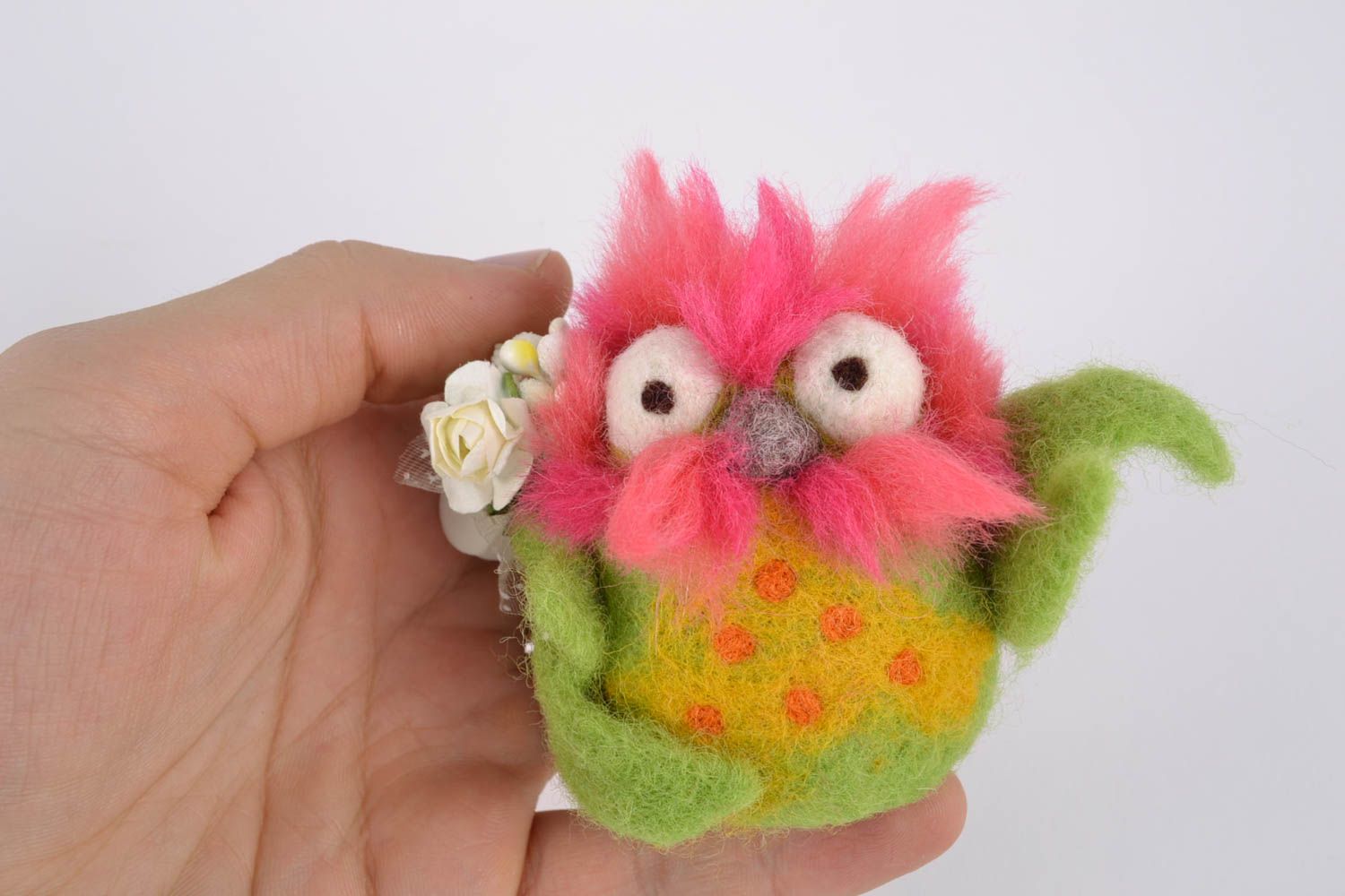 Felted wool toy for home photo 2