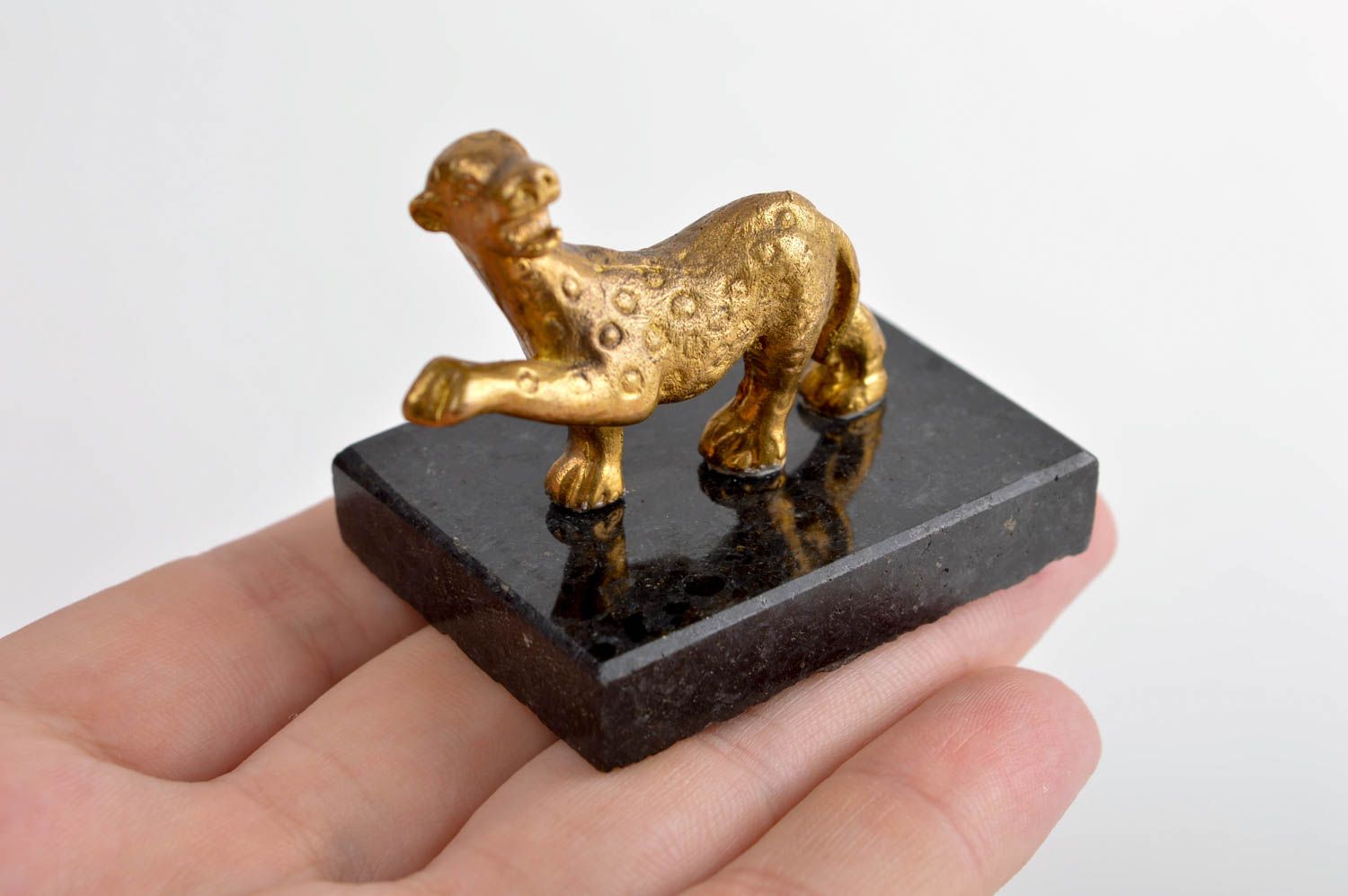 Unusual handmade metal figurine miniature animals home decoration buy a gift photo 5