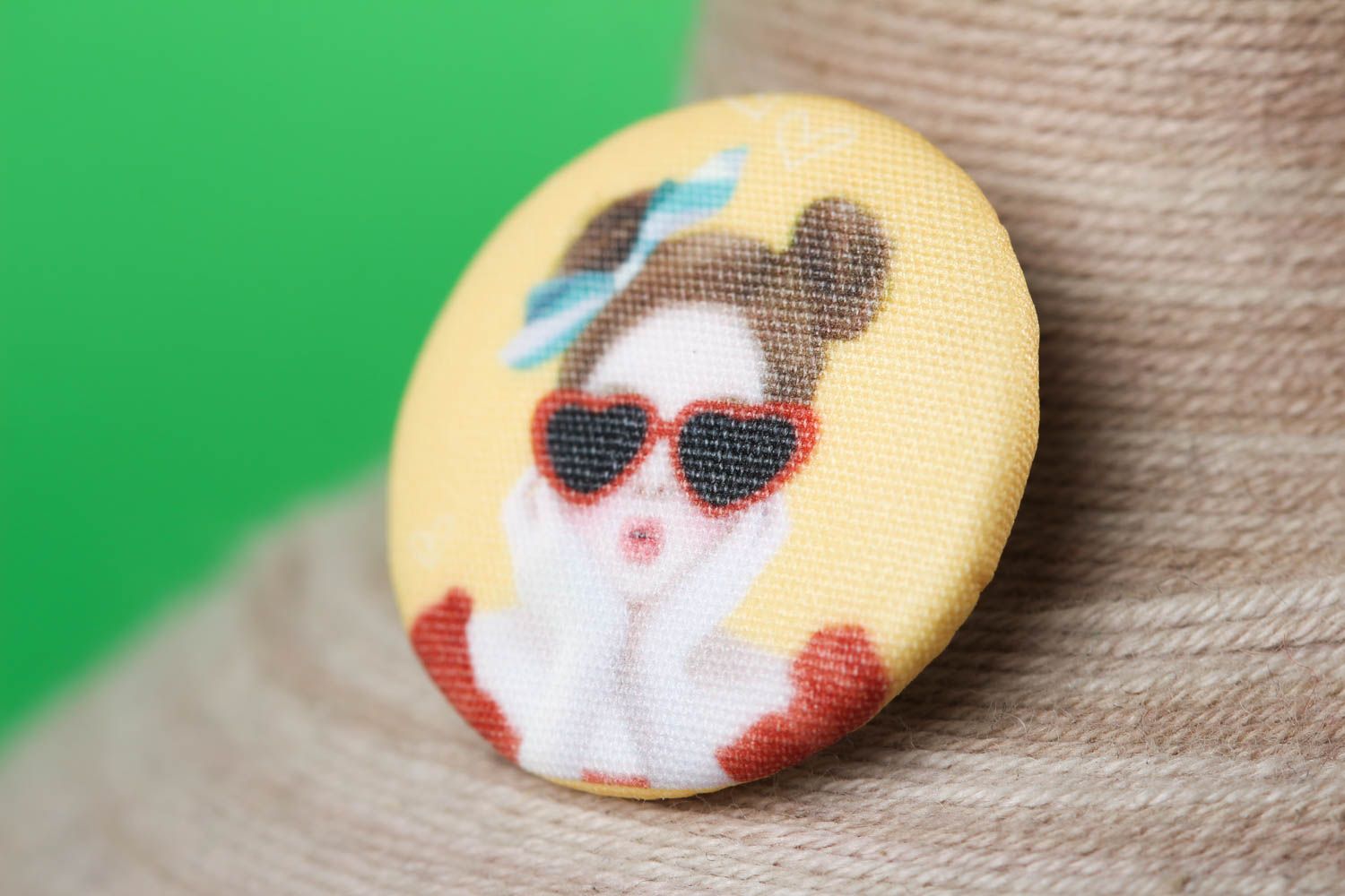 Beautiful handmade buttons plastic button creative work ideas gifts for her photo 1