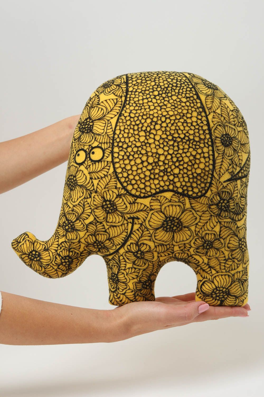 Cojín para sofa artesanal decoración para hogar almohada decorativa elefante foto 5
