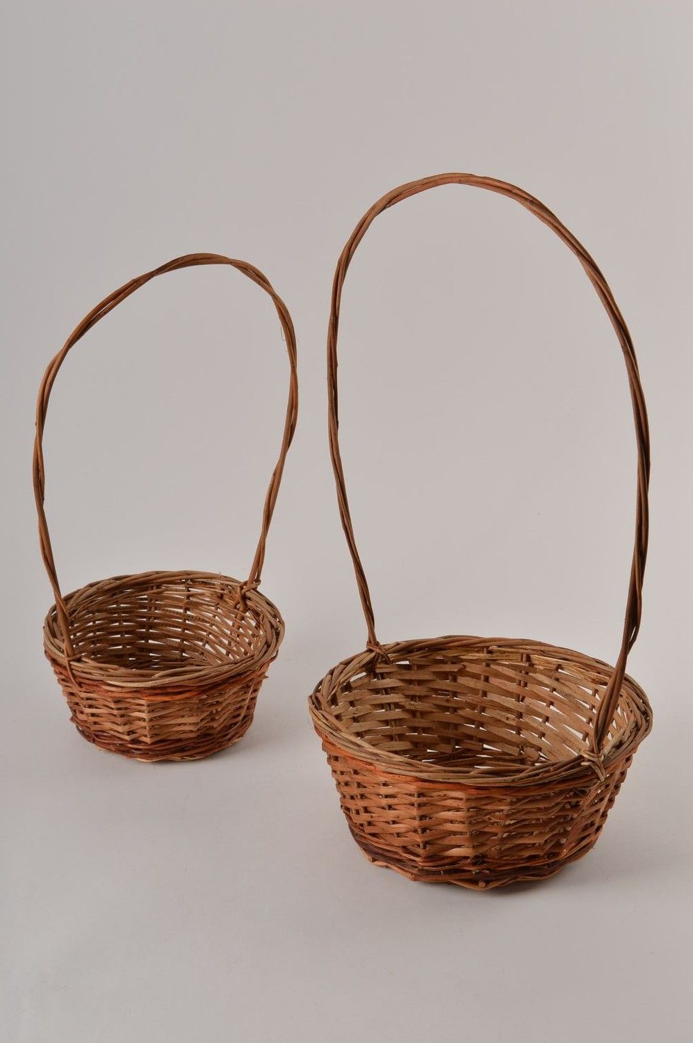 Handmade designer woven baskets 2 beautiful baskets stylish home decor photo 4