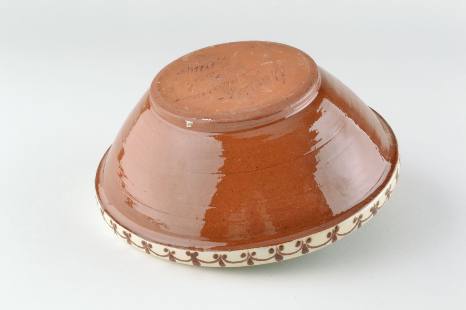 Tigela de cerâmica artesanal pintada  foto 4