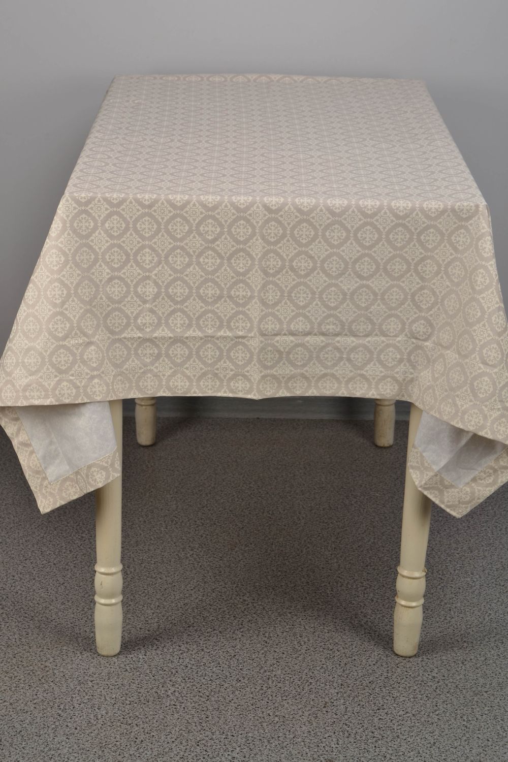 Square fabric tablecloth 140х140 photo 2