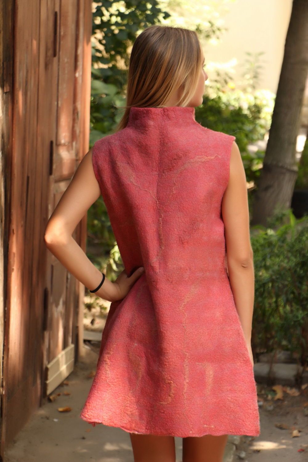 Tunika-Kleid Terrakotta foto 3