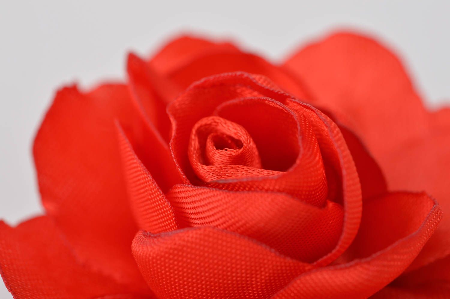 Заколка брошь украшение ручной работы украшение трансформер красная роза фото 4